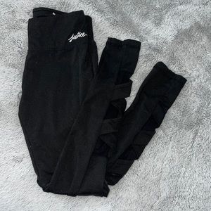 Justice active black leggings